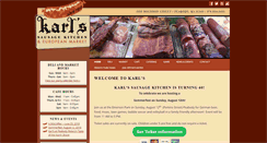 Desktop Screenshot of karlssausage.com