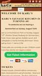 Mobile Screenshot of karlssausage.com